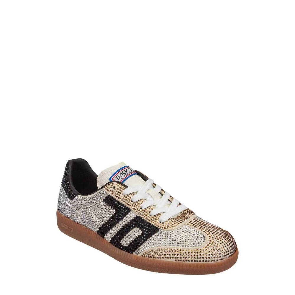 NEW BACK 70 women's sirio sneaker in gold black